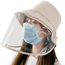 Barbella Full Face Shield Hat Beige