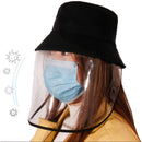 Barbella Full Face Shield Hat Black