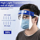 Wirezoll Safety Reusable Face Shield Transparent