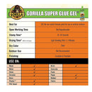 Gorilla 7700104 Super Glue Gel
