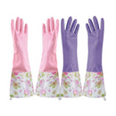 KINGFINGER Rubber Latex Waterproof Dishwashing Gloves