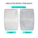 Activated Carbon Filter with 2Pcs Civil Face Cover