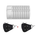 Activated Carbon Filter with 2Pcs Civil Face Cover