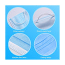 Sfavereak 50pcs Disposable Face Mask