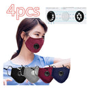 4pcs Reusable Face Másk Bandanas
