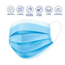 Bellaterra Cosmetics Face Mask 2 Pack of 50 Face Masks
