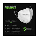 5-Ply Face Mask with Elastic Ear Loop