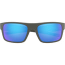 Oakley Drop Point Sunglasses Matte Dark Grey / Prizm Sapphire Polarized