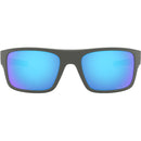 Oakley Drop Point Sunglasses Matte Dark Grey / Prizm Sapphire Polarized