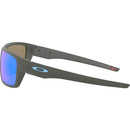 Oakley Drop Point Sunglasses Matte Dark Grey / Prizm Sapphire Polarized