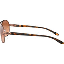 Oakley Feedback Sunglasses Rose Gold / Vr50 Brown Gradient