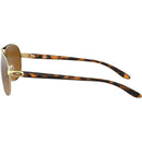 Oakley Feedback Sunglasses Polished Gold / Brown Gradient Polarized