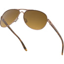 Oakley Feedback Sunglasses Rose Gold / Brown Gradient Polarized