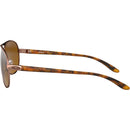 Oakley Feedback Sunglasses Rose Gold / Brown Gradient Polarized