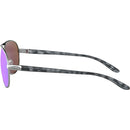 Oakley Feedback Sunglasses Polished Chrome / Prizm Sapphire Polarized