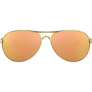 Oakley Feedback Sunglasses Polished Gold / Prizm Rose Gold Polarized