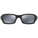 Oakley Fives Squared Sunglasses Polished Black / Black Iridium Polarized