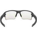 Oakley Flak 2.0 XL Sunglasses Steel / Clear Black Iridium Photochromic