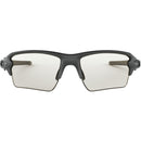 Oakley Flak 2.0 XL Sunglasses Steel / Clear Black Iridium Photochromic