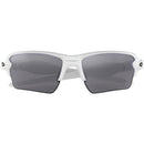 Oakley Flak 2.0 XL Sunglasses Polished White / Prizm Black Polarized