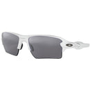 Oakley Flak 2.0 XL Sunglasses Polished White / Prizm Black Polarized