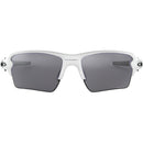 Oakley Flak 2.0 XL Sunglasses Polished White/Black / Prizm Black Polarized