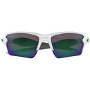 Oakley Flak 2.0 XL Sunglasses Polished White / Prizm Jade