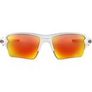 Oakley Flak 2.0 XL Sunglasses Polished White / Prizm Ruby
