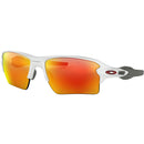 Oakley Flak 2.0 XL Sunglasses Polished White / Prizm Ruby