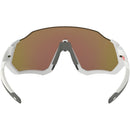 Oakley Flight Jacket Sunglasses Matte White / Prizm Sapphire