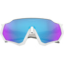 Oakley Flight Jacket Sunglasses Matte White / Prizm Sapphire