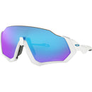 Oakley Flight Jacket Sunglasses Matte White / Prizm Sapphire