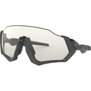 Oakley Flight Jacket Sunglasses Steel / Clear Black Iridium Photochromic