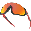 Oakley Flight Jacket Sunglasses Black / Prizm Ruby Polarized