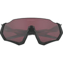 Oakley Flight Jacket Sunglasses Matte Black/Silver / Prizm Road Black
