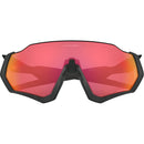 Oakley Flight Jacket Sunglasses Matte Black / Prizm Trail Torch