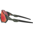 Oakley Flight Jacket Sunglasses Matte Steel / Prizm Trail Torch