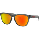 Oakley Frogskins Sunglasses Matte Grey Smoke / Prizm Ruby Polarized