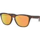 Oakley Frogskins Sunglasses Matte Brown Tortoise / Prizm Rose Gold Polarized