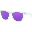 Oakley Frogskins Sunglasses Polished Clear / Prizm Violet