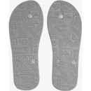 Quiksilver Molokai Flip-Flop Sandal Grey/Grey/Grey