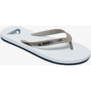 Quiksilver Molokai Flip-Flop Sandal Grey/Grey/White