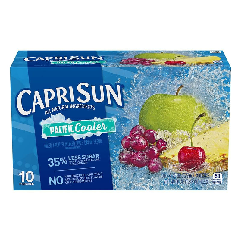 Capri Sun Pacific Cooler Mixed Fruit Flavored Juice Drink Blend