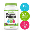 Orgain Organic Plant Based Protein Powder Creamy Chocolate Fudge