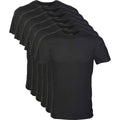 Gildan Men's Crew T-Shirt Multipack Black (6 Pack) #color_Black (6 Pack)