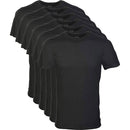 Gildan Men's Crew T-Shirt Multipack Black (6 Pack)