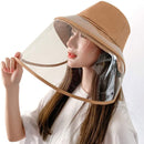 Barbella Full Face Shield Hat Khaki