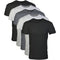 Gildan Men's Crew T-Shirt Multipack Assorted Black/Grey (5 Pack) #color_Assorted Black/Grey (5 Pack)