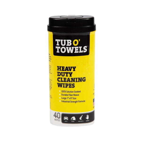 Tub O Towels Heavy-Duty 7" x 8" Size Multi-Surface Cleaning Wipes