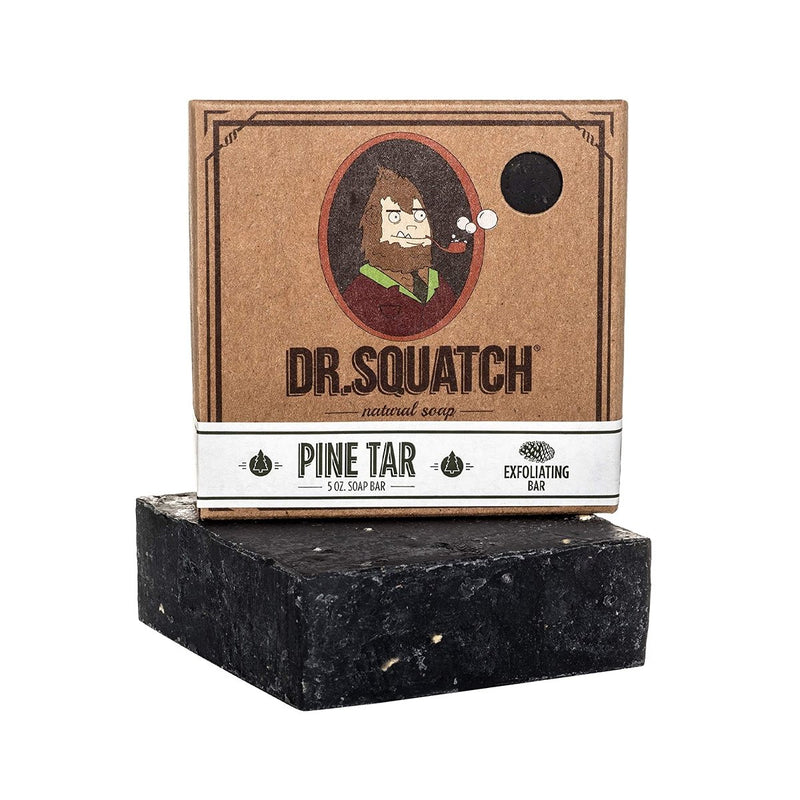 Dr. Squatch Pine Tar Mens Soap Skin Scrub Exfoliation
